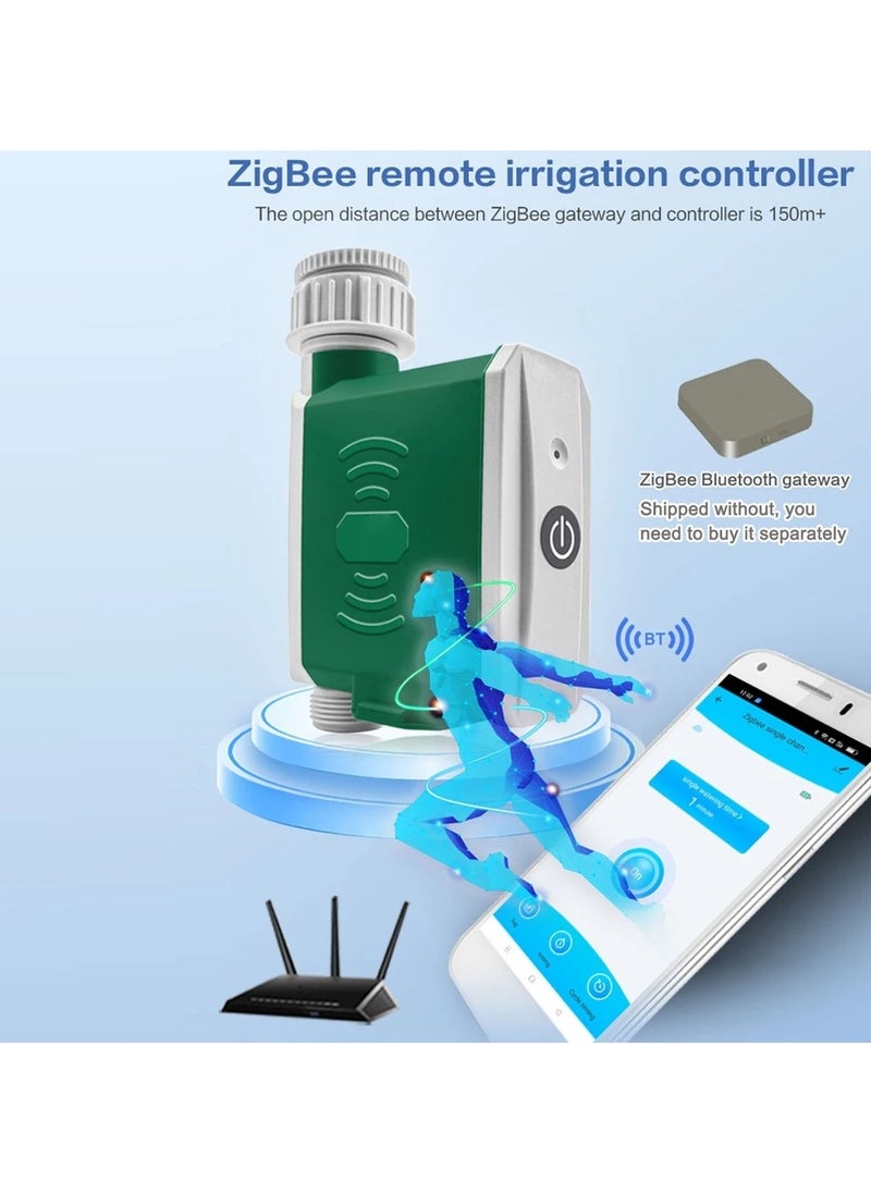 AROAQ - Tuya ZigBee Smart Watering Timer Drip Irrigation Controller APP Remote Control Automatic Watering Device Home Gardening Tool ( Timer and Gateway ) - Image 1