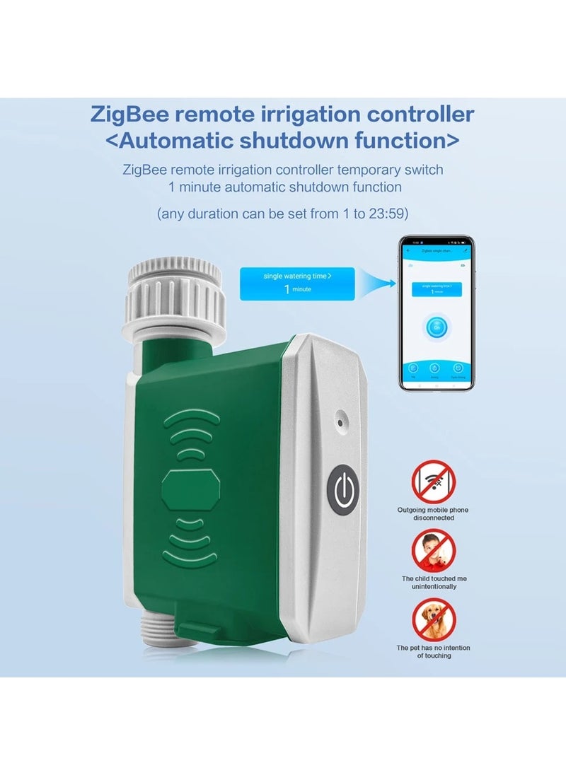 AROAQ - Tuya ZigBee Smart Watering Timer Drip Irrigation Controller APP Remote Control Automatic Watering Device Home Gardening Tool ( Timer and Gateway ) - Image 1