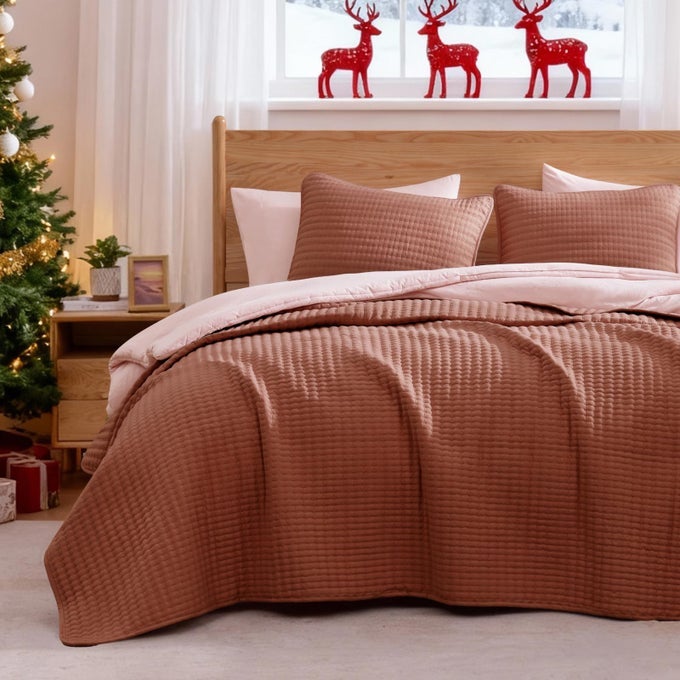 QUEEN QUILT3 PIECES LIGHTWEIGHT AUTUMN LEAF FALL BEDSPREADS QUEEN SIZE QUILT BEDDING SET FOR ALL SEASON SOFT COVERLET WITH 2 PILLOW SHAMS SUITABLE FOR BED COUCH
