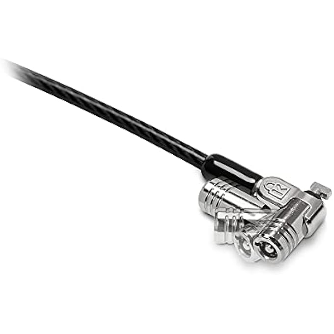 rayihni CABLE LOCK FOR HP LAPTOPS, LENOVO, ASUS, ACER & OTHER DEVICES - NEW SMALLER STRONGER PIVOTING HEAD (K65035AM) - Image 2