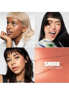 MILK MAKEUP Lip + Cheek Cream Blush Stick Smirk - dusty rose shimmer (6g)  - Image 2