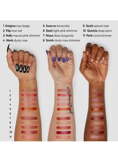 MILK MAKEUP Lip + Cheek Cream Blush Stick Smirk - dusty rose shimmer (6g)  - Image 4