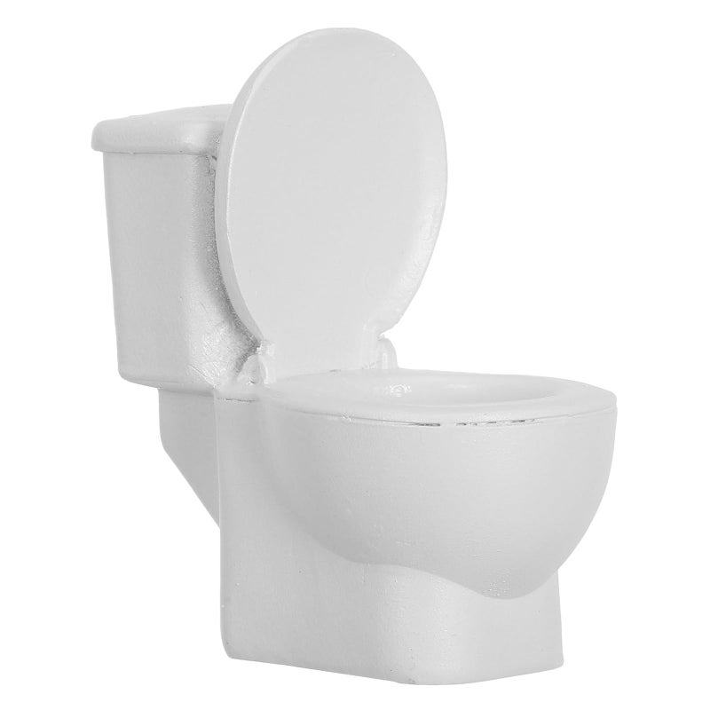 VOSAREA Miniature Commode Model Toy Dollhosue Bathroom Furniture Funny Toilet Decor Doll Accessories - Image 1