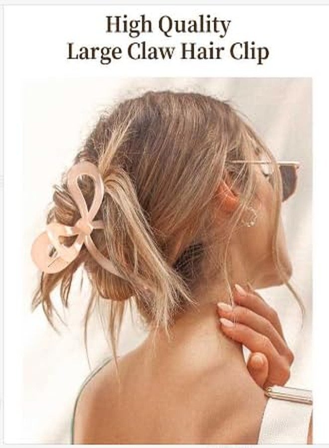 يانيبست مشابك شعر أنيقة على شكل فيونكة من ياني بيست، مشابك شعر كبيرة وأنيقة للشعر الخفيف والكثيف | هدية مثالية للفتيات المراهقات في الأعياد | إكسسوارات تصفيف شعر أنيقة للنساء (عبوة من قطعتين) - Image 4