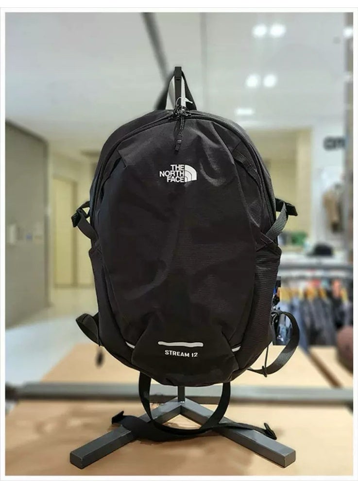 The North Face 12L Simple and Stylish Hiking Nylon Backpack Shoulder Bag Waterproof Hiking Daily Backpack, Small Outdoor Travel Backpack, Lightweight Daypack, Unisex - Image 4