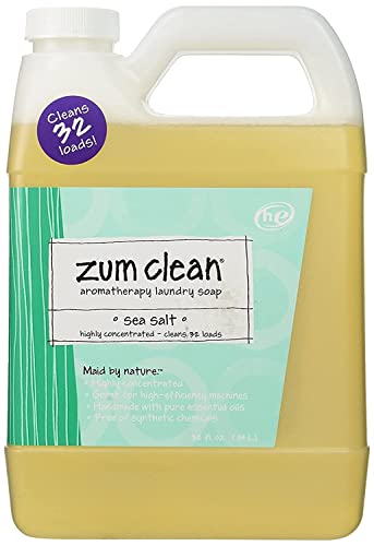 Indigo Wild Zum Clean Laundry Soap, Sea Salt, 32 Fluid Ounce - Image 1