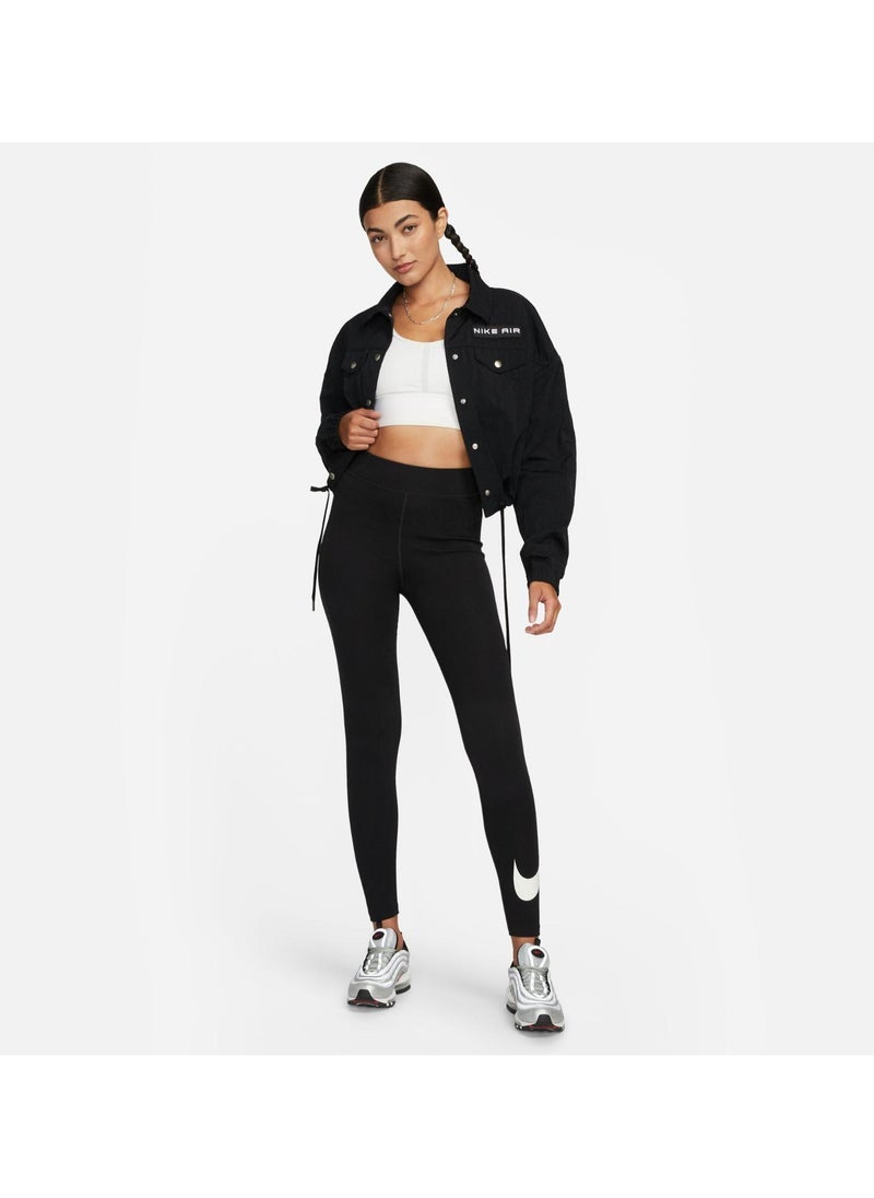 Nike Nsw Classic High Rise Swoosh Tights - Image 3