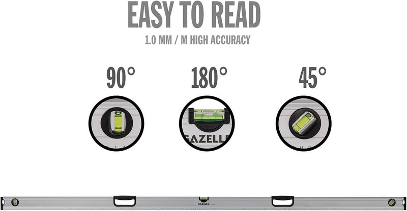 Gazelle Gazelle 80 In. Aluminium Box Level - Image 4