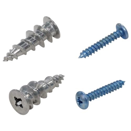 Ansoon Self-Drilling Hollow Metal Stud Wall Anchors with Screw Kit for Drywall Heavy Duty, -25 Heavy Duty Wall Anchor, 25 Tapping Mount Screws, 10 Pack D Ring Picture Hangers with Screws - Image 4