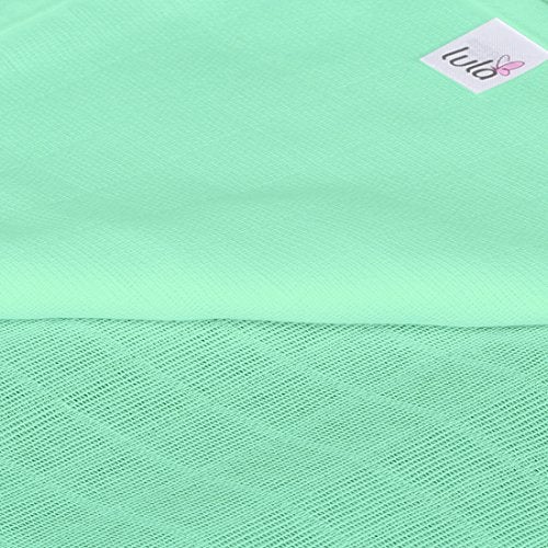 Lula Reusable Muslin Square Napkins-(Pack of 6)-45cm X 45cm -Mint Green - Image 4