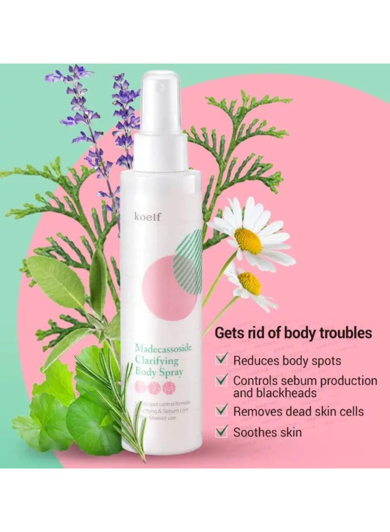 كويلف بخاخ جسم ماديكاسوسايد كويلف لتنقية وعلاج حب الشباب في الوجه والظهر والصدر والتحكم البقع من بيتيفي عبوة 150 ملليلتر - Image 3