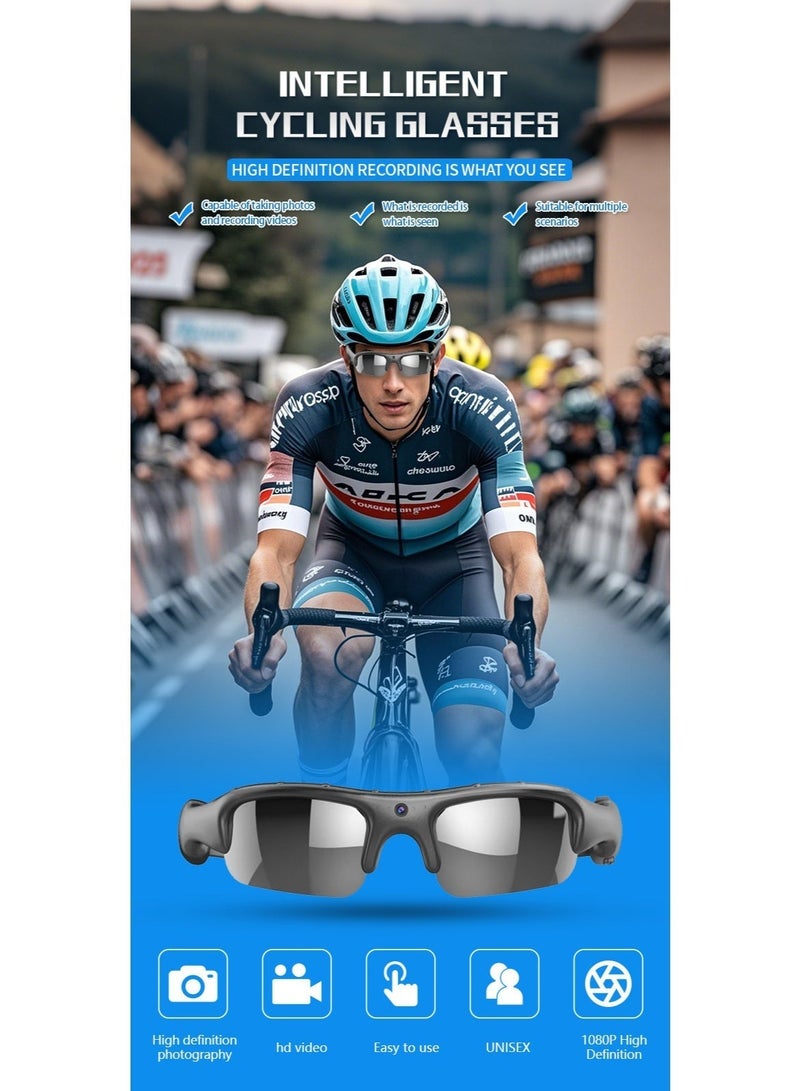 Western Mountains Sports camera for glasses with high-definition 1080P, Wi-Fi connection to the phone, and audio and video recording - Image 4