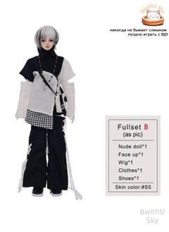 BwithU BwithU | 1/4 Male Resin BJD Doll Roland: Hand-Painted Art Figure with Stylish Outfit  - Image 2