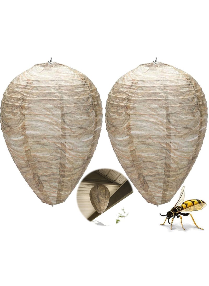 موردلي عش دبابير زائف، نحل، دبابير، طارد للدبابير، عش زائف، عش دبابير زائف، عش دبابير مُعلق، عش دبابير زائف، طارد للدبابير، صديق للبيئة، مُعلق للدبابير، مناسب للمنزل والحديقة والخارج. - Image 2