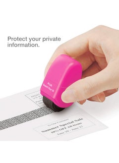 Plus Guard Your Id Identity Protection Security Prevention Stamp Roller (Deluxe Multi-Color 4-Pack)  - Image 2
