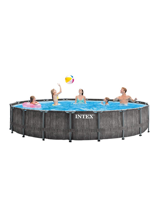 انتكس حوض سباحة بريزم بإطار مستدير الشكل 549x122سم - Image 4