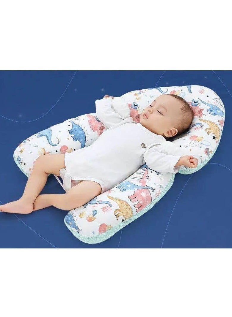 KCDMBUE Newborn Pillow,Baby's Head Shaping Pillow, Sleep Shaping Pillow and Neck Support Baby Memory Foam Pillow With Adjustable Height Breathable for Sleeping Ergonomic Design Washable  - Image 3