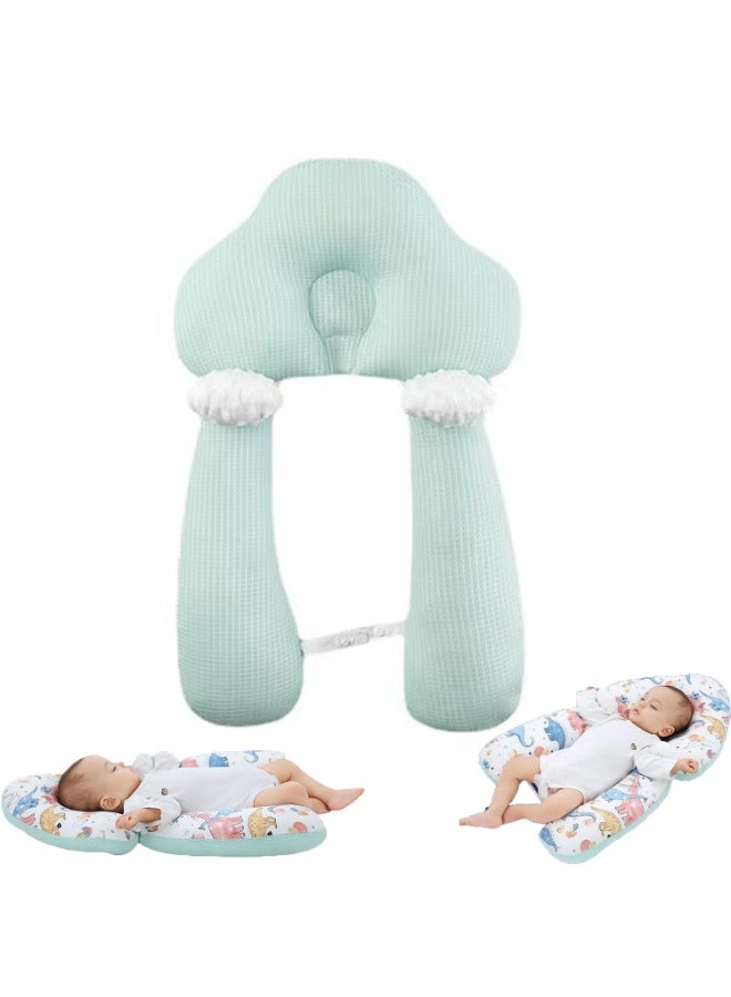 KCDMBUE Adjustable Baby Nursing Pillow with Memory Foam, Breathable Head Shaping Pillow for Newborns, Nursing Support Cushion for Breastfeeding & Bottle Feeding - Image 4