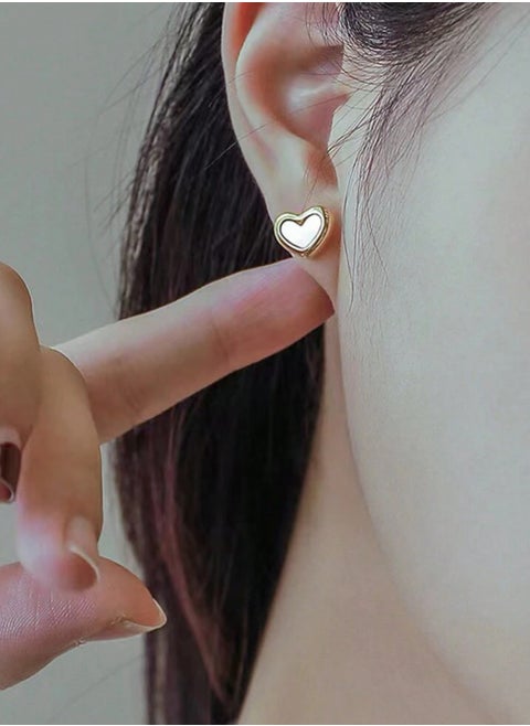 Elegant Stainless Steel Gold Plated Earrings For Women