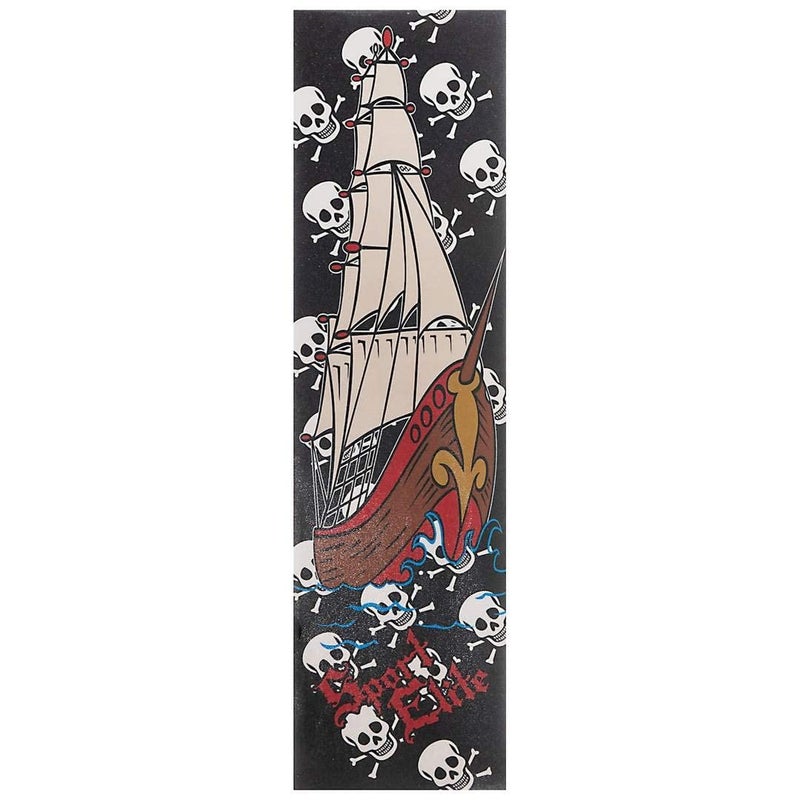 Turbo 9 x 33 Inch Skateboard Grip Tape Sheet Pirate - Image 2
