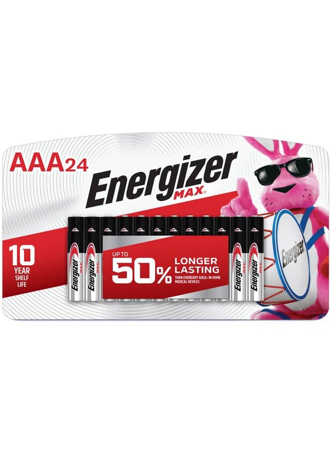 Energizer بطاريات AAA، بطارية قلوية ماكس ثلاثية A، 24 قطعة - Image 1