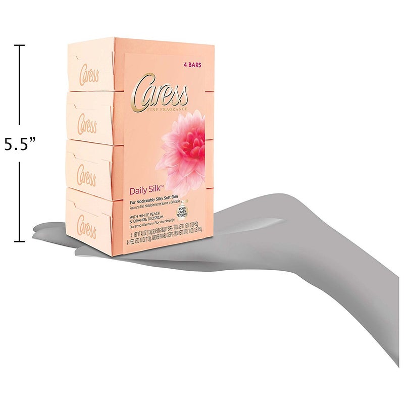 Caress Daily Silk Beauty Soap Bar - (6 X 4 Ounce) - Image 2