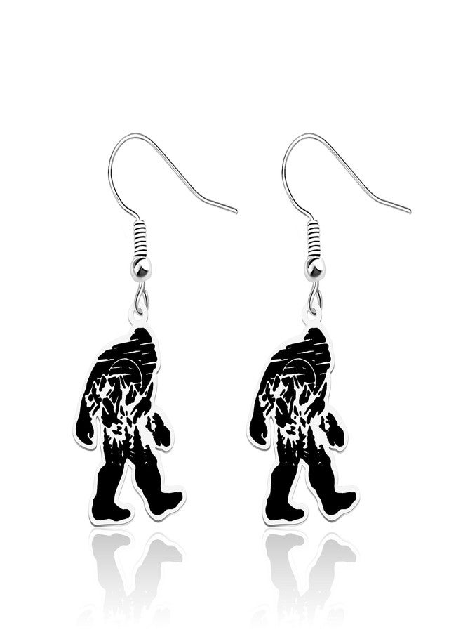 SEIRAA Mysterious Animals Earrings Footprint Drop Earrings Cryptid Animals Jewelry Gifts - Image 1