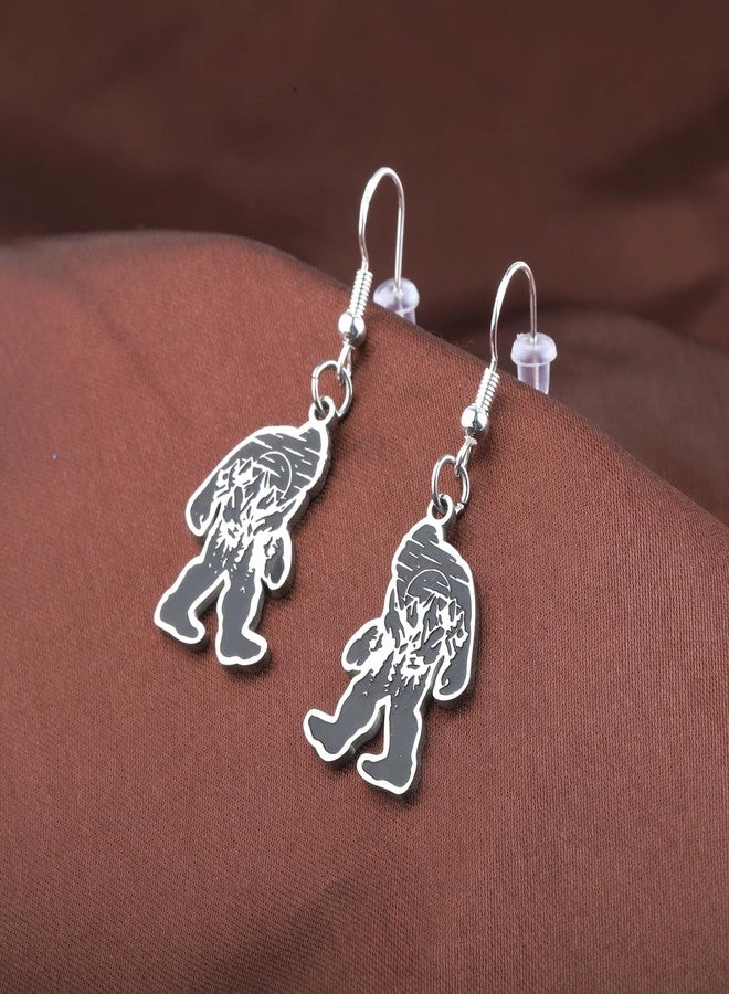 SEIRAA Mysterious Animals Earrings Footprint Drop Earrings Cryptid Animals Jewelry Gifts - Image 4