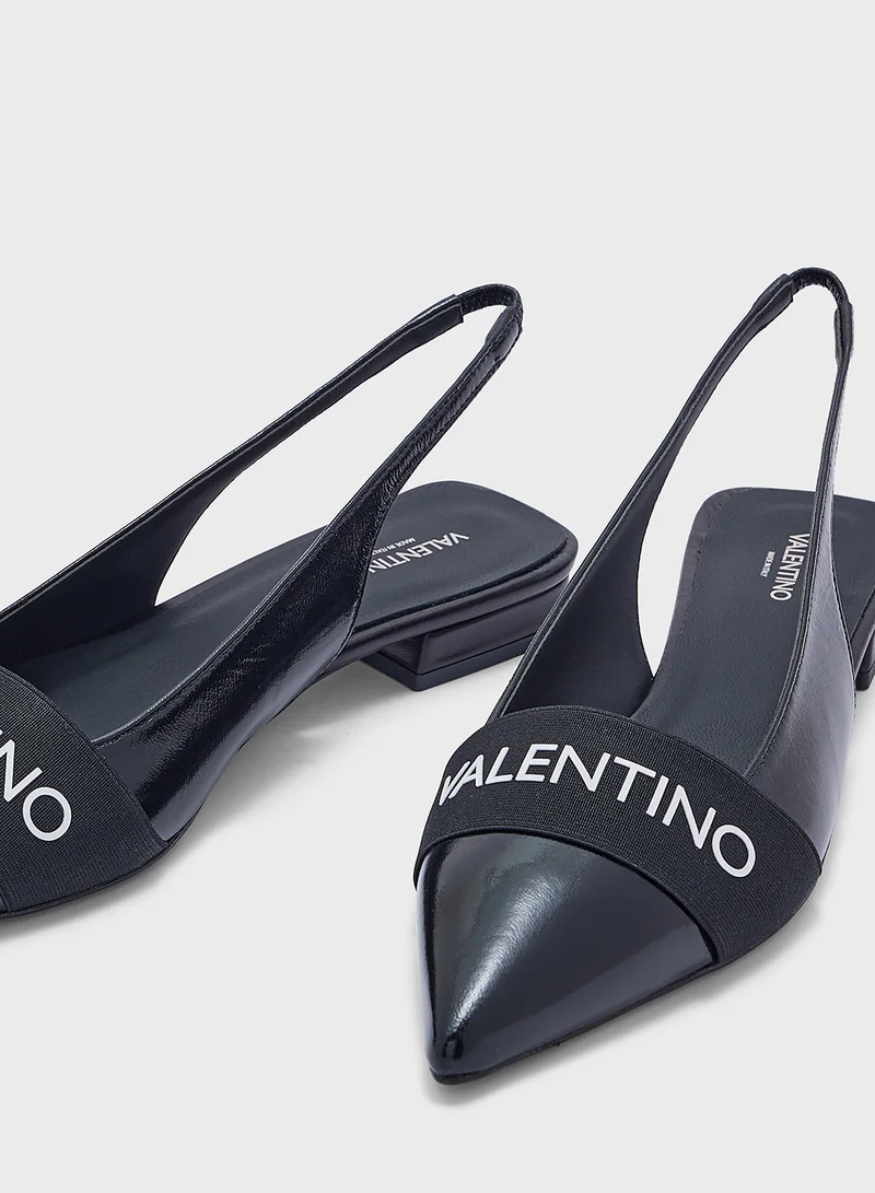 فالنتينو باي ماريو فالنتينو Close Toe Ankle Strap Ballerina