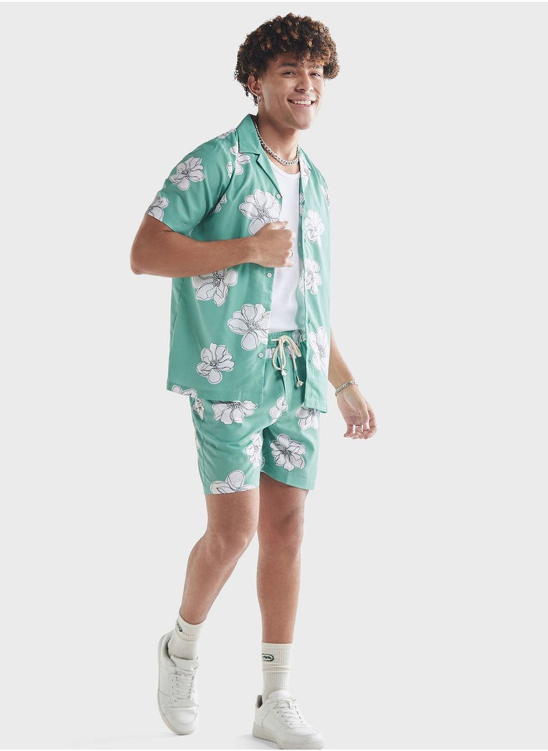 FAV Floral Print Relaxed Fit Shirt  - Image 4