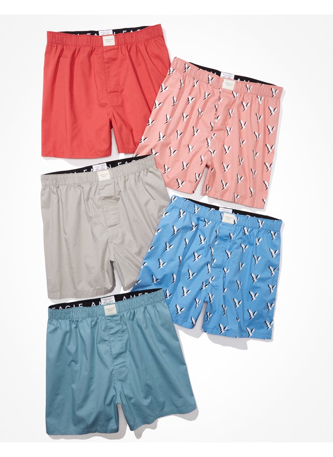 American Eagle - AEO Stretch Boxer Short 5-Pack - Image 1