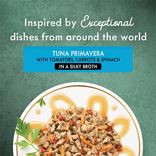 Fancy Feast Purina Fancy Feast Wet Cat Food, Medleys Tuna Primavera With Tomatoes, Carrots and Spinach in a Silky Broth - (Pack of 24) 3 oz. Cans - Image 2