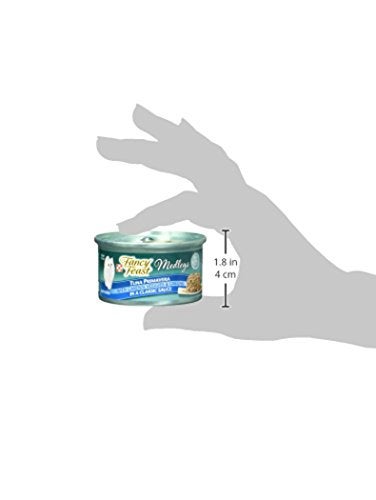 Fancy Feast Purina Fancy Feast Wet Cat Food, Medleys Tuna Primavera With Tomatoes, Carrots and Spinach in a Silky Broth - (Pack of 24) 3 oz. Cans - Image 3