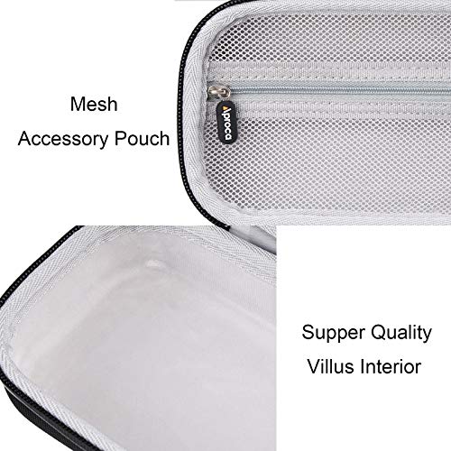 Aproca Portable Case Compatible with Canon ImageFORMULA R10 / ImageFORMULA P-215II Portable Document Scanner, Storage Hard Bag - Black (Case Only) - Image 5