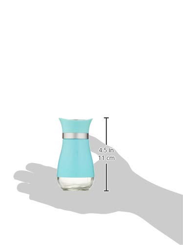 Mitbak Salt And Pepper Shakers (2-Pc. Set) Elegant W/Clear Glass Bottom | Compact Cooking  Kitchen And Dining Room Use | Classic  Refillable Design (Blue) - Image 5