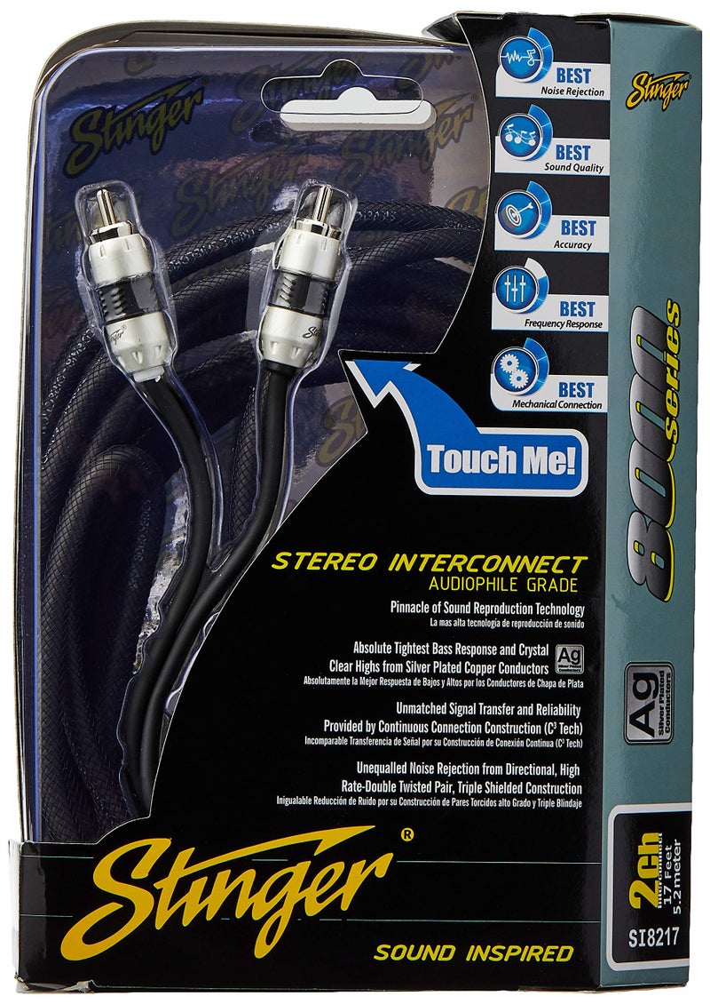 Stinger SI8217 17-Foot 2-Channel 8000 Series Audiophile Grade RCA Interconnect Cable - Image 2