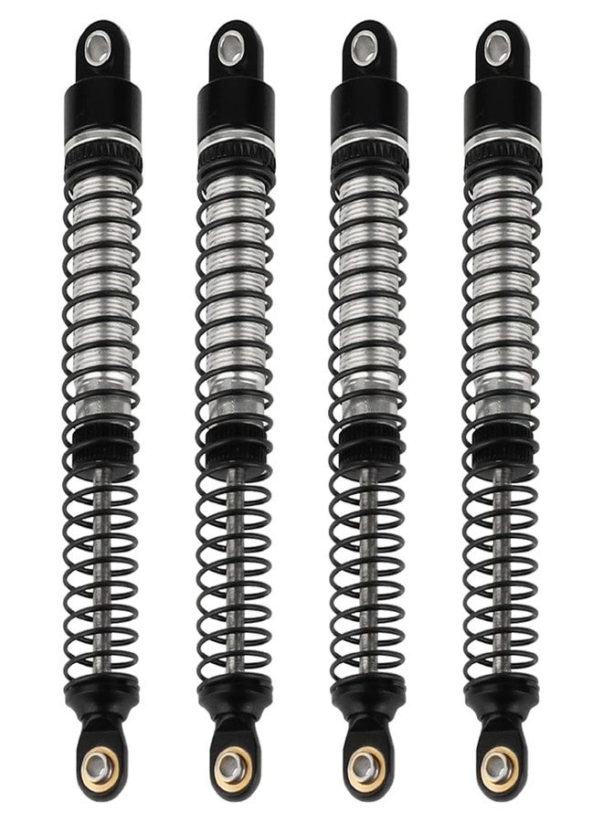 Pothyes 78mm Aluminum Long Threaded Shocks Absorbers Oil Damper for 1/18 RC Crawler TRX4M KUpgrade Parts (black) - Image 3
