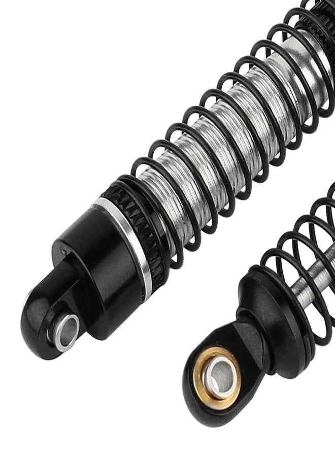 Pothyes 78mm Aluminum Long Threaded Shocks Absorbers Oil Damper for 1/18 RC Crawler TRX4M KUpgrade Parts (black) - Image 5