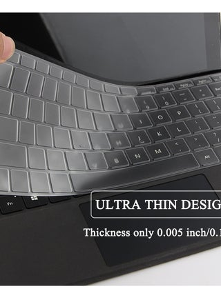 Keyboard Cover Skin for Microsoft Surface Go 4/Go 3/Go 2 /Go 10.5 Inch 2023--2018, Soft-Touch Ultra Thin Protective Skin ,Clear - pzsku/Z8DF54541426F983A9F6FZ/45/1746697964/2dc52659-1522-4d8f-be1d-7e158eec1751