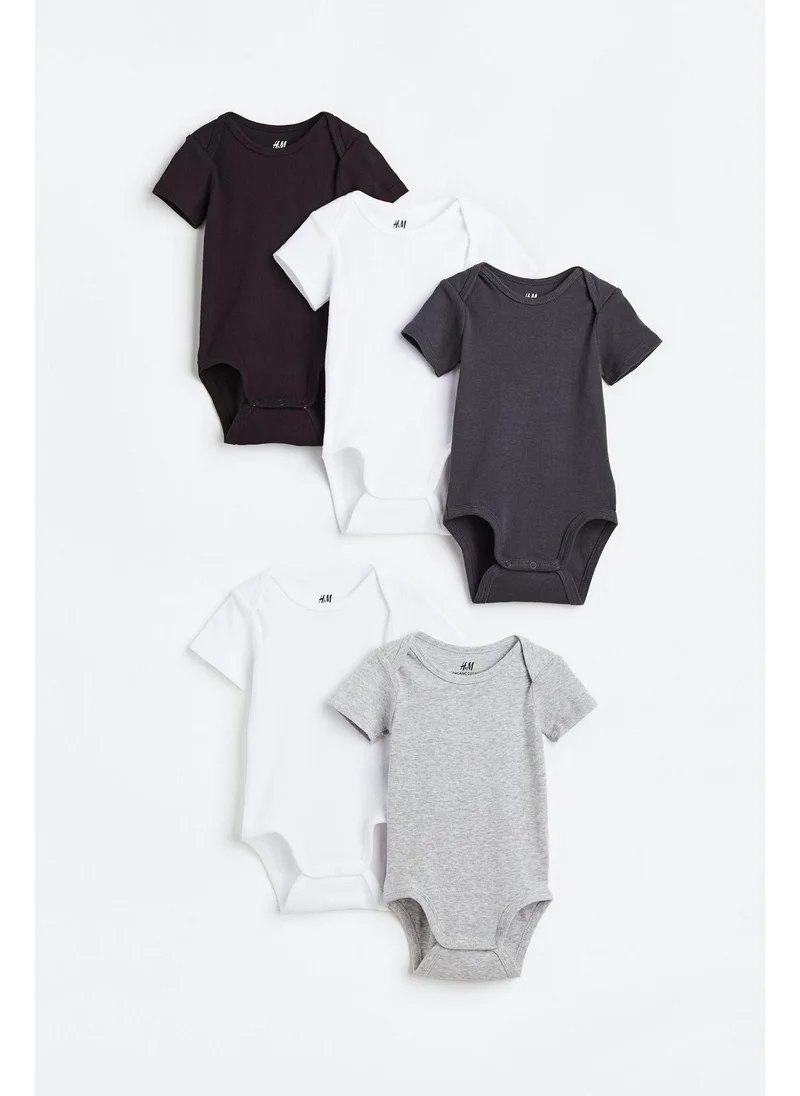 H&M 5-pack cotton bodysuits