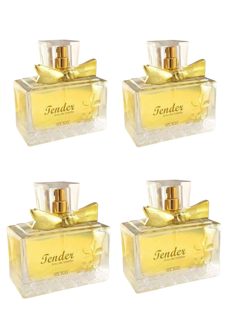 My Way Tender Perfume for Women (4 PCs) 55ml