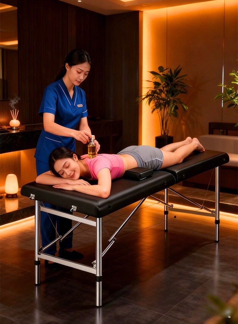 Premium Foldable Massage Bed - Lash Bed & SPA Beds, Professional Esthetician Bed for Beauty Salons, Massage Therapy Centers, Treatment Clinics & Home Use - Image 1