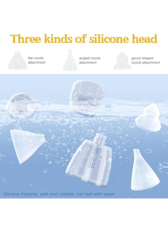 شفاط الأنف الكهربائي شفاط الأنف الطفل الأنف المخاط الأنظف الأطفال شفاط الأنف حديثي الولادة شخير الطفل - Image 3