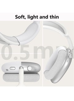 Silicone Cases Suitable for Apple AirPods Max 3-in-1 Headphones Anti-Scratch Ear Cups Cover Headband Cover and Ear Pad Protector Case Skin Accessories (White) - pzsku/Z8DF5A74B0EF3ACD478E1Z/45/_/1685274443/9f5c1ccc-fa9f-4099-929c-b9c7829015ea