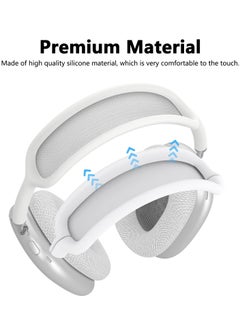 Silicone Cases Suitable for Apple AirPods Max 3-in-1 Headphones Anti-Scratch Ear Cups Cover Headband Cover and Ear Pad Protector Case Skin Accessories (White) - pzsku/Z8DF5A74B0EF3ACD478E1Z/45/_/1685274444/64864a69-7eb6-4303-b6d8-1efbf43368c4