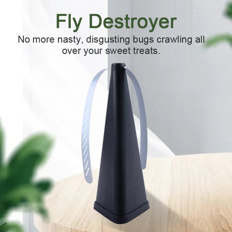 Outdoor Flies Repellents Fan Food Protector Fly Destroyer Keep Flies Bugs Away From Food Repellents Table Fan - Image 2