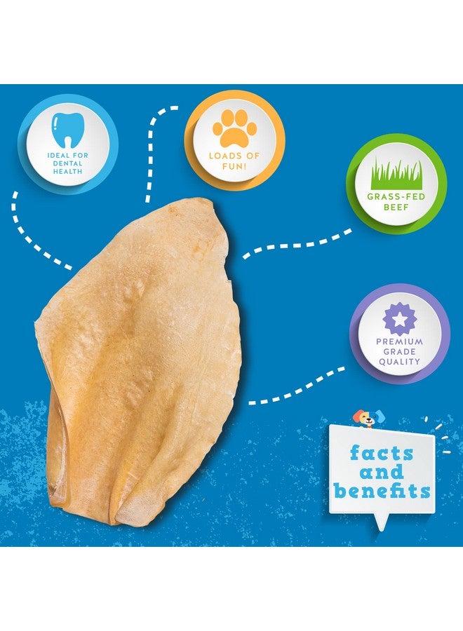 Jack&Pup White Cow Ears For Dogs | Single Ingredient, 100% Natural Healthy Dog Treats Cow Ear Dog Chews (15 Pack) - Image 3