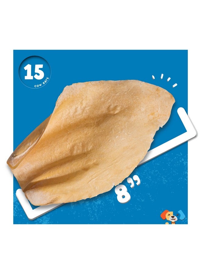 Jack&Pup White Cow Ears For Dogs | Single Ingredient, 100% Natural Healthy Dog Treats Cow Ear Dog Chews (15 Pack) - Image 5