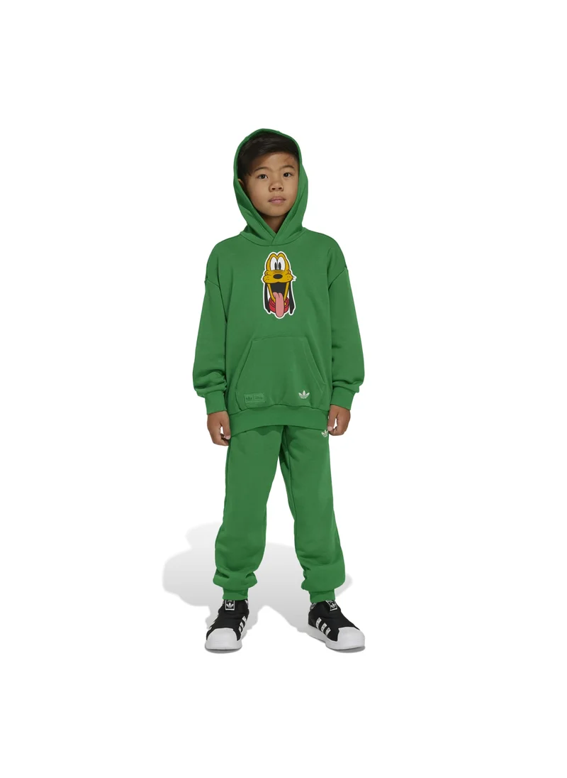 اديداس adidas HOODIE SET Green Originals Kids SUITS