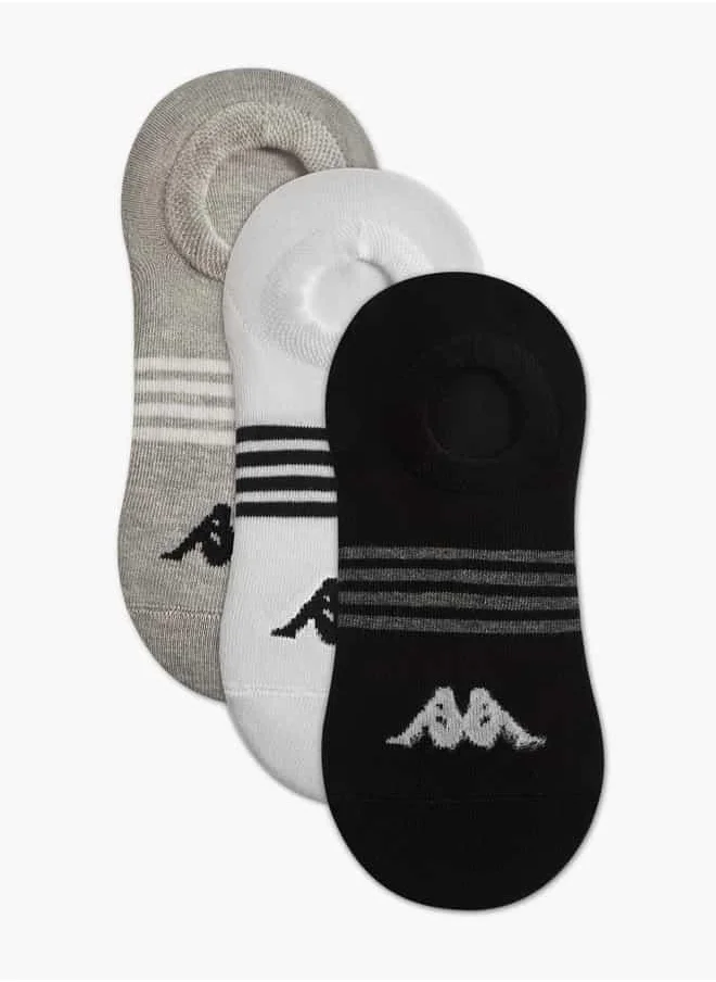 Kappa Set of 3 - Kappa Logo Print Invisible Socks